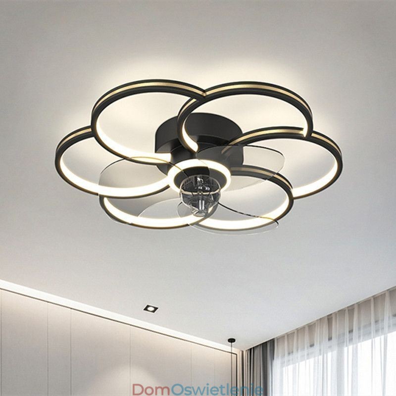 Wentylatory sufitowe z oświetleniem żyrandol Ventilateur