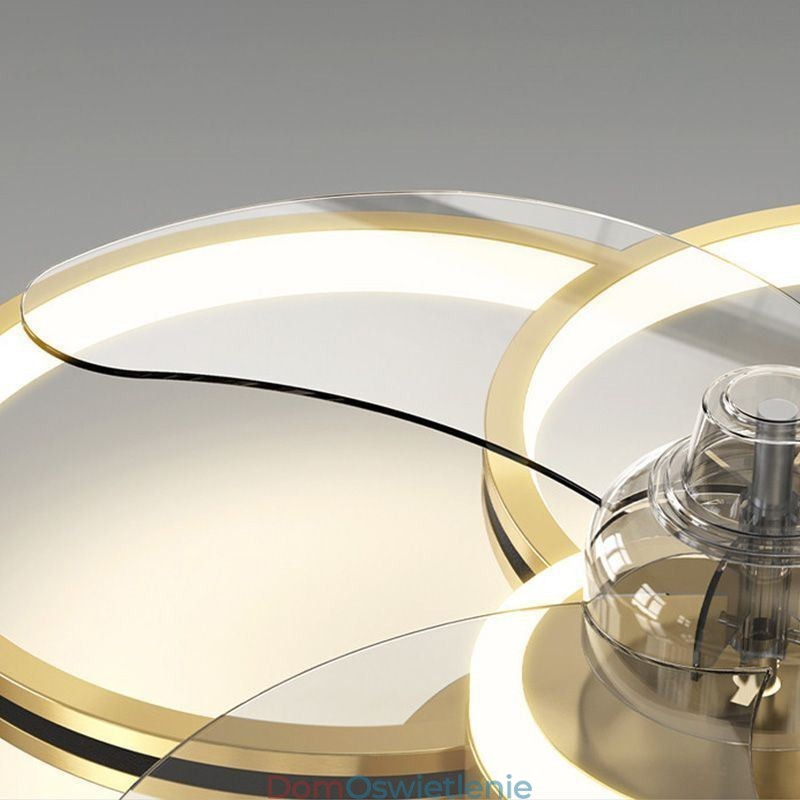 Wentylatory sufitowe z oświetleniem żyrandol Ventilateur