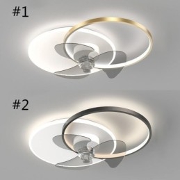 Lampa sufitowa wentylatorowa nowoczesne oświetlenie art deco