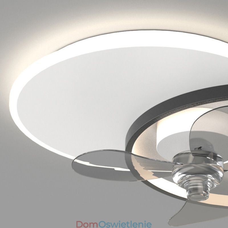Lampa sufitowa wentylatorowa nowoczesne oświetlenie art deco