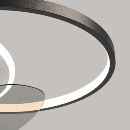 Lampa sufitowa wentylatorowa nowoczesne oświetlenie art deco