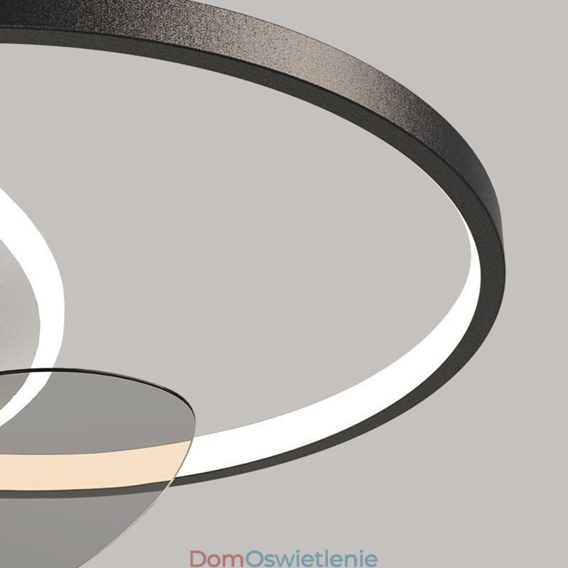 Lampa sufitowa wentylatorowa nowoczesne oświetlenie art deco