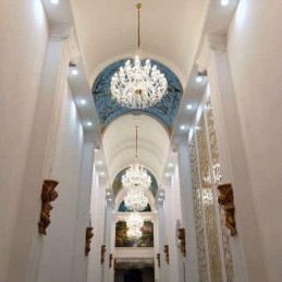 Europejski kryształowy żyrandol z 32 światłami luksusowa dekoracja sufitowa