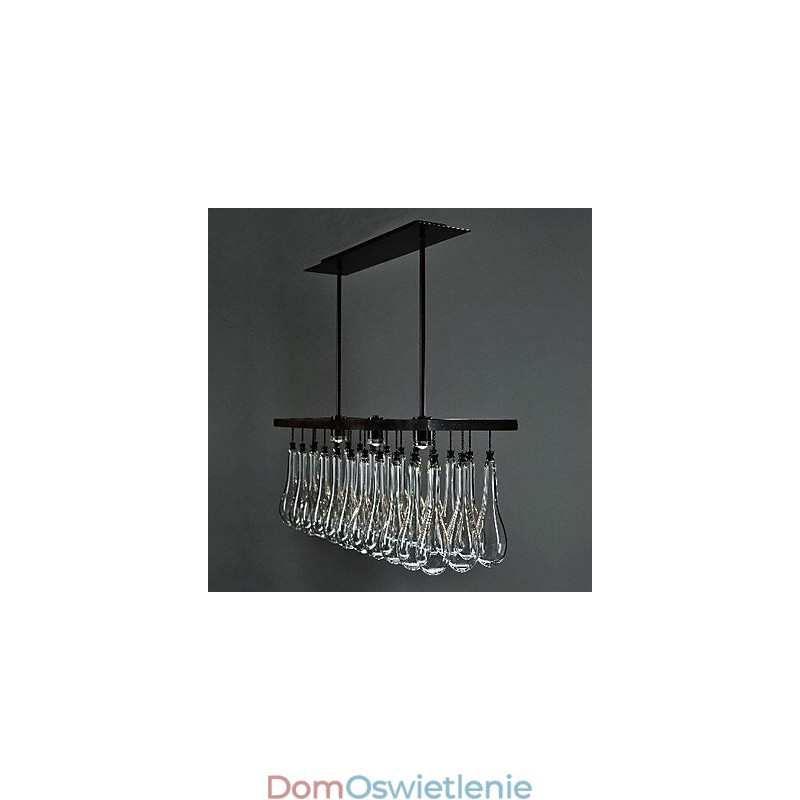 Nowoczesny współczesny kryształowy żyrandol metalowy