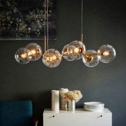 Nowoczesna lampa wisząca Magic Bean Simple 8 świateł