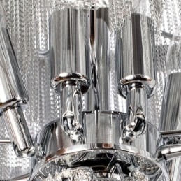 Nowoczesna elegancka lampa wisząca z frędzlami