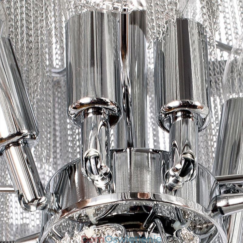 Nowoczesna elegancka lampa wisząca z frędzlami