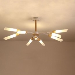 Nordic Lampa wisząca Nowoczesne oświetlenie z litego drewna