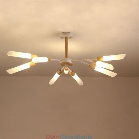 Nordic Lampa wisząca Nowoczesne oświetlenie z litego drewna Nordic Lampa wisząca Nowoczesne oświetlenie z litego drewna
