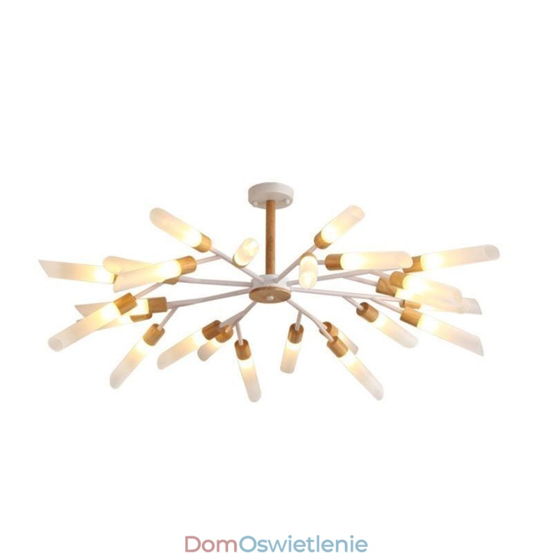 Nordic Lampa wisząca Nowoczesne oświetlenie z litego drewna