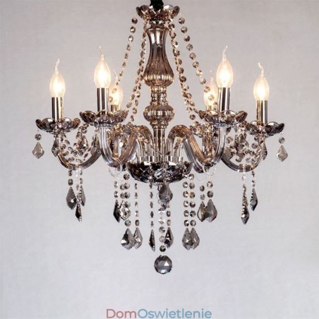 Elegancki kryształowy żyrandol w stylu europejskim, szklana lampa wisząca Elegancki kryształowy żyrandol w stylu europejskim, szklana lampa wisząca