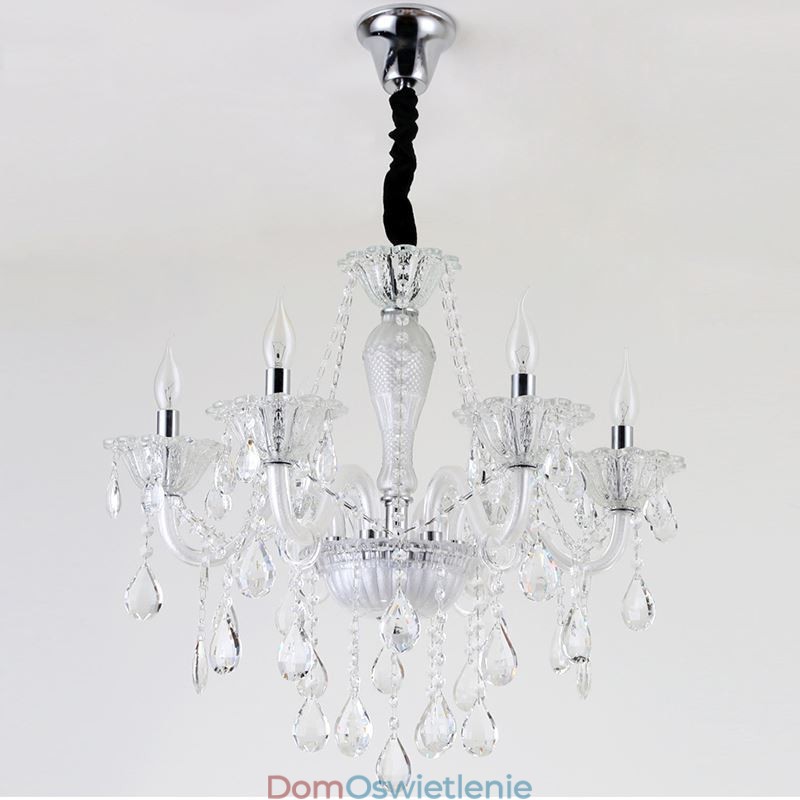 Europejski kryształowy żyrandol Elegancka lampa wisząca