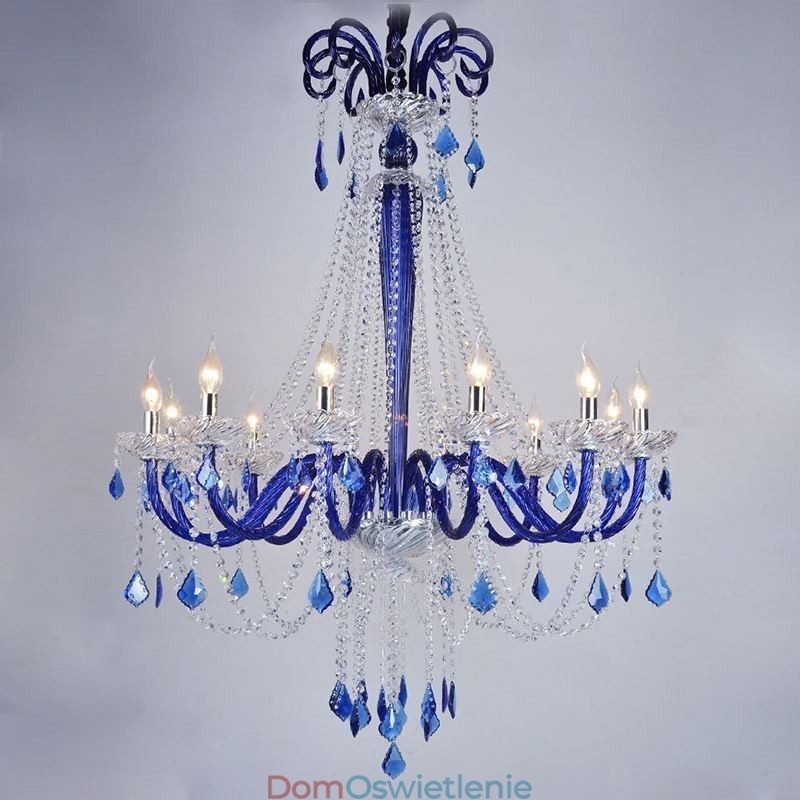Europejski kryształowy żyrandol Elegancka lampa wisząca