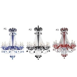 Europejski kryształowy żyrandol Elegancka lampa wisząca