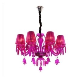 Europejski kryształowy żyrandol Ring Bells Glass Pendant Light