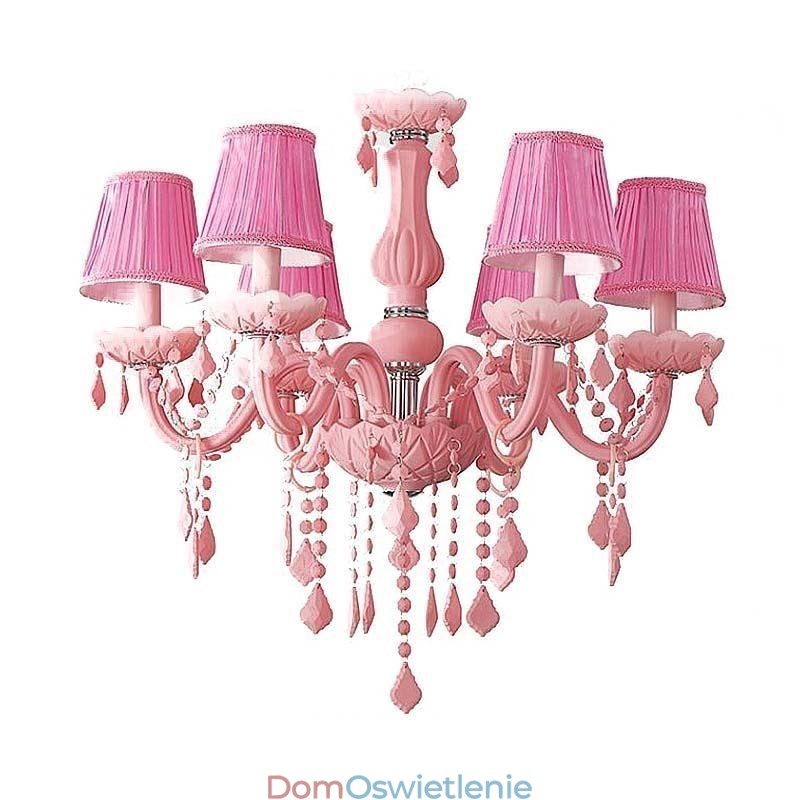 Elegancki kryształowy żyrandol, europejska duża lampa wisząca
