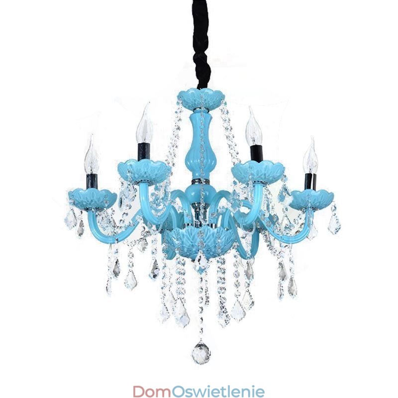 Kreatywny kryształowy żyrandol, europejska elegancka lampa wisząca