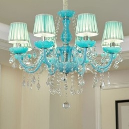 Kreatywny kryształowy żyrandol, europejska elegancka lampa wisząca