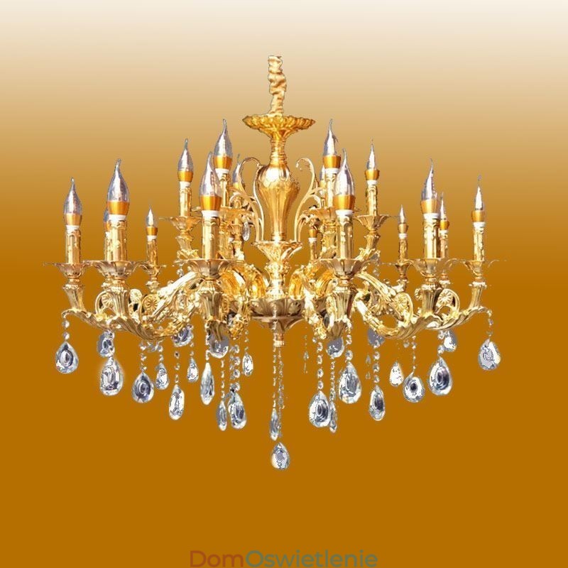 Kryształowy żyrandol Nowoczesny Luksusowy sufit Lampy Oświetlenie domu Dekoracja Światło