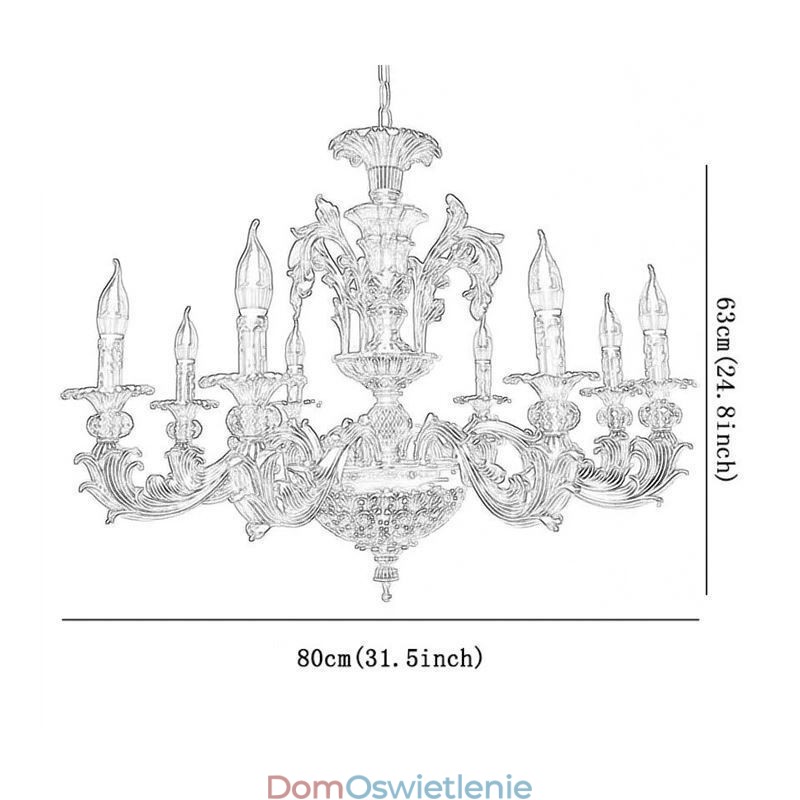 Kryształowy żyrandol Nowoczesny Luksus Lampy sufitowe Oświetlenie domu Kreatywne Lampy oświetlenie