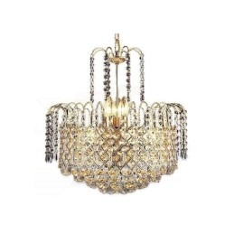 Luksusowy kryształowy żyrandol, nowoczesna elegancka lampa wisząca