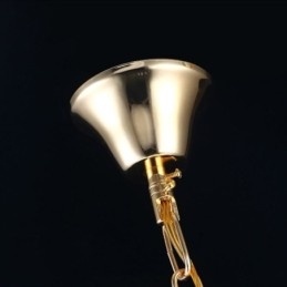 Luksusowy kryształowy żyrandol, nowoczesna elegancka lampa wisząca
