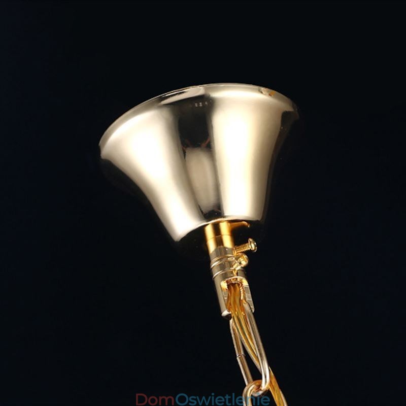 Luksusowy kryształowy żyrandol, nowoczesna elegancka lampa wisząca
