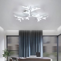 Nowoczesna minimalistyczna lampa sufitowa z poroża