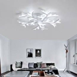 Nowoczesna minimalistyczna lampa sufitowa z poroża