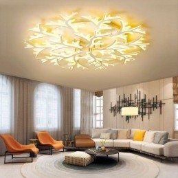 Nowoczesna minimalistyczna lampa sufitowa z poroża