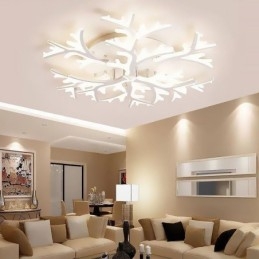 Nowoczesna minimalistyczna lampa sufitowa z poroża
