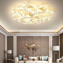 Nowoczesna minimalistyczna lampa sufitowa z poroża