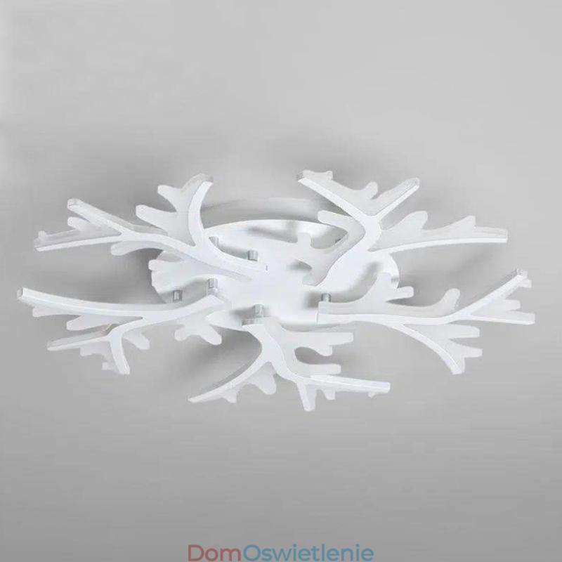 Nowoczesna minimalistyczna lampa sufitowa z poroża