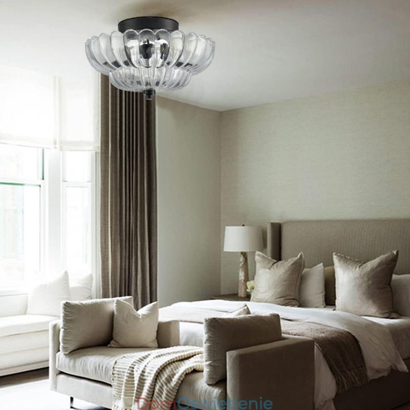 Nowoczesna prosta lampa sufitowa z podstawą Lotus