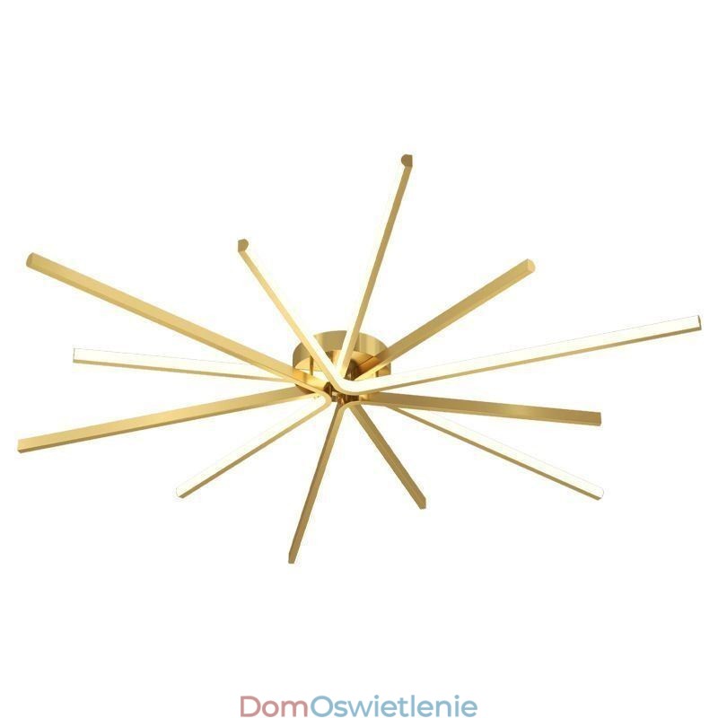 Nowoczesna minimalistyczna lampa sufitowa z fajerwerkami