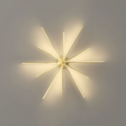Nowoczesna minimalistyczna lampa sufitowa z fajerwerkami