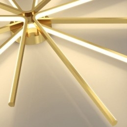 Nowoczesna minimalistyczna lampa sufitowa z fajerwerkami