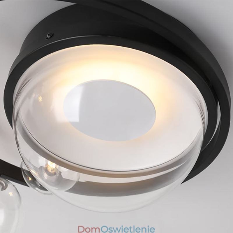 Nowoczesna minimalistyczna dekoracyjna lampa sufitowa ze szkła