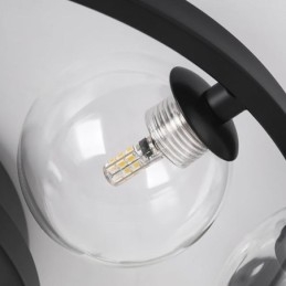 Nowoczesna minimalistyczna dekoracyjna lampa sufitowa ze szkła