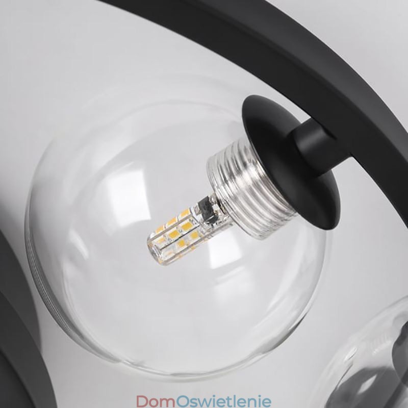 Nowoczesna minimalistyczna dekoracyjna lampa sufitowa ze szkła