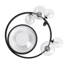 Nowoczesna minimalistyczna dekoracyjna lampa sufitowa ze szkła