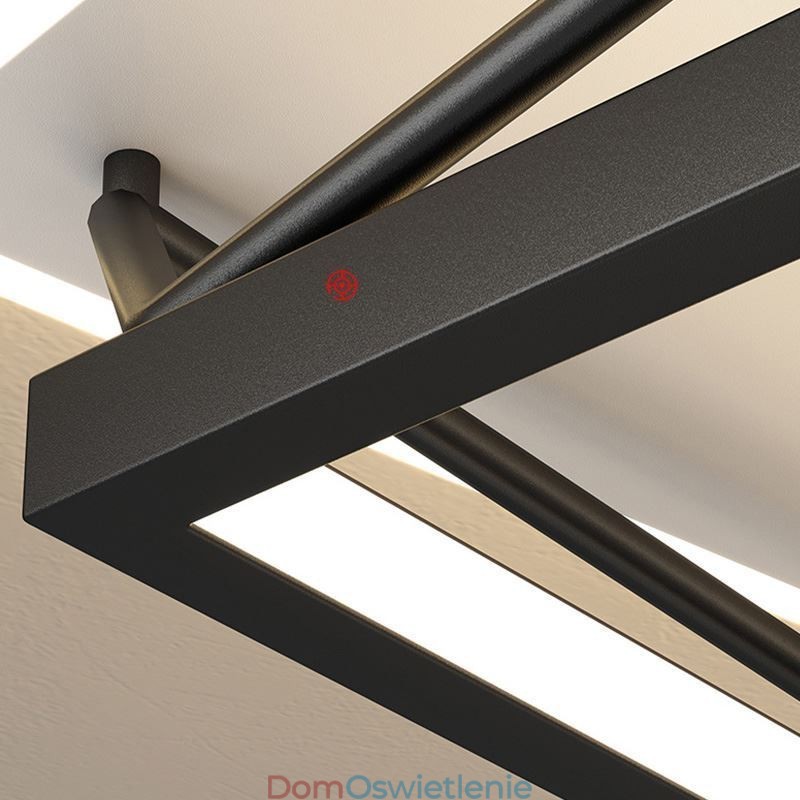 Lampa sufitowa trójwymiarowa, wpuszczana, 55 cm