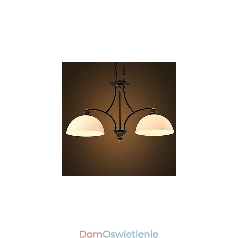 Lampy sufitowe retro minimalistyczne Lampy sufitowe ze szkła w stylu europejskim Lampy
