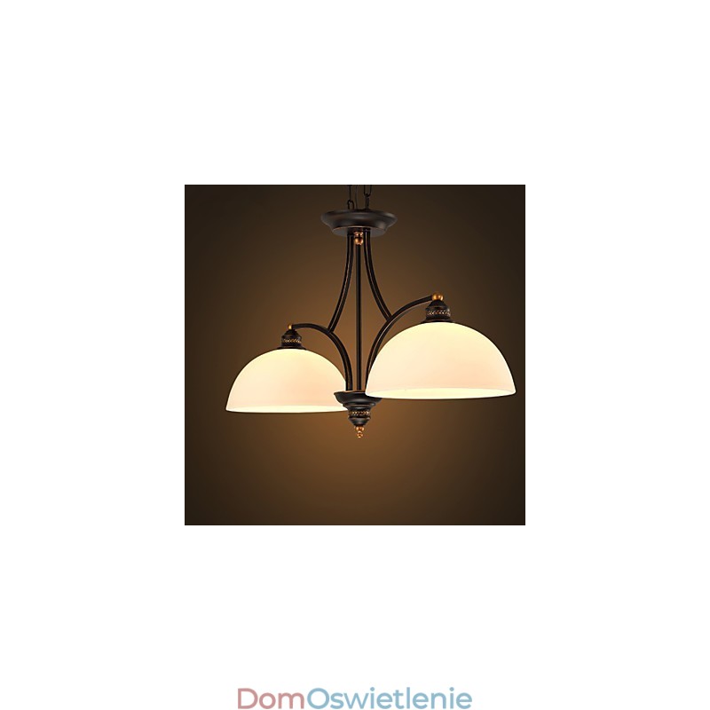 Lampy sufitowe retro minimalistyczne Lampy sufitowe ze szkła w stylu europejskim Lampy