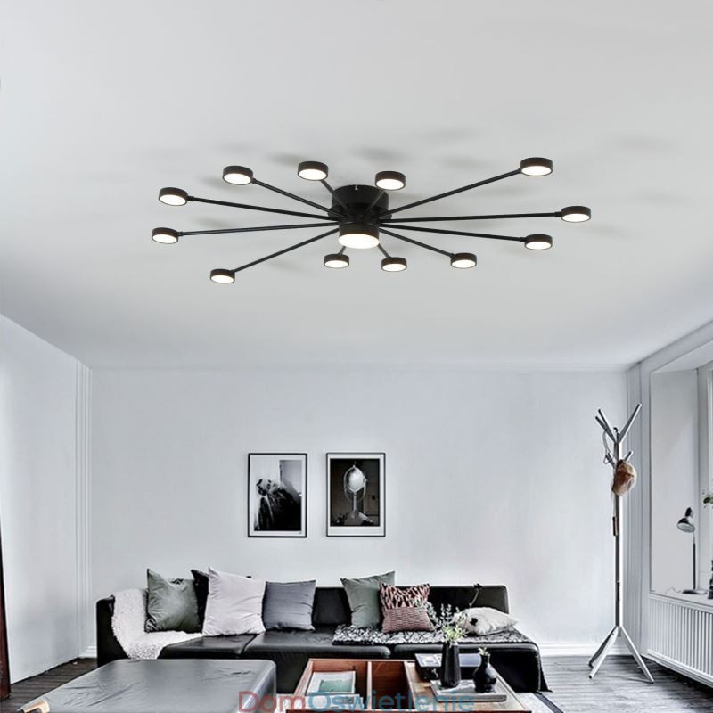 Nowoczesna minimalistyczna lampa sufitowa z akrylowym abażurem