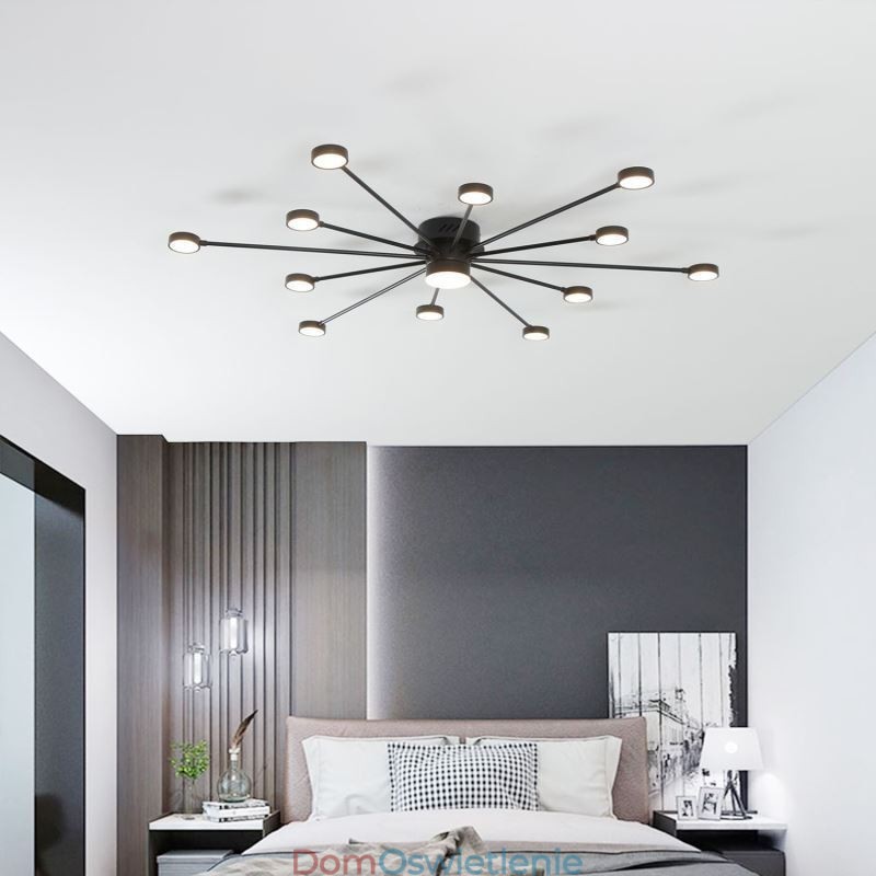 Nowoczesna minimalistyczna lampa sufitowa z akrylowym abażurem