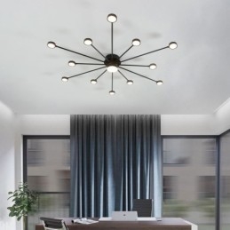 Nowoczesna minimalistyczna lampa sufitowa z akrylowym abażurem