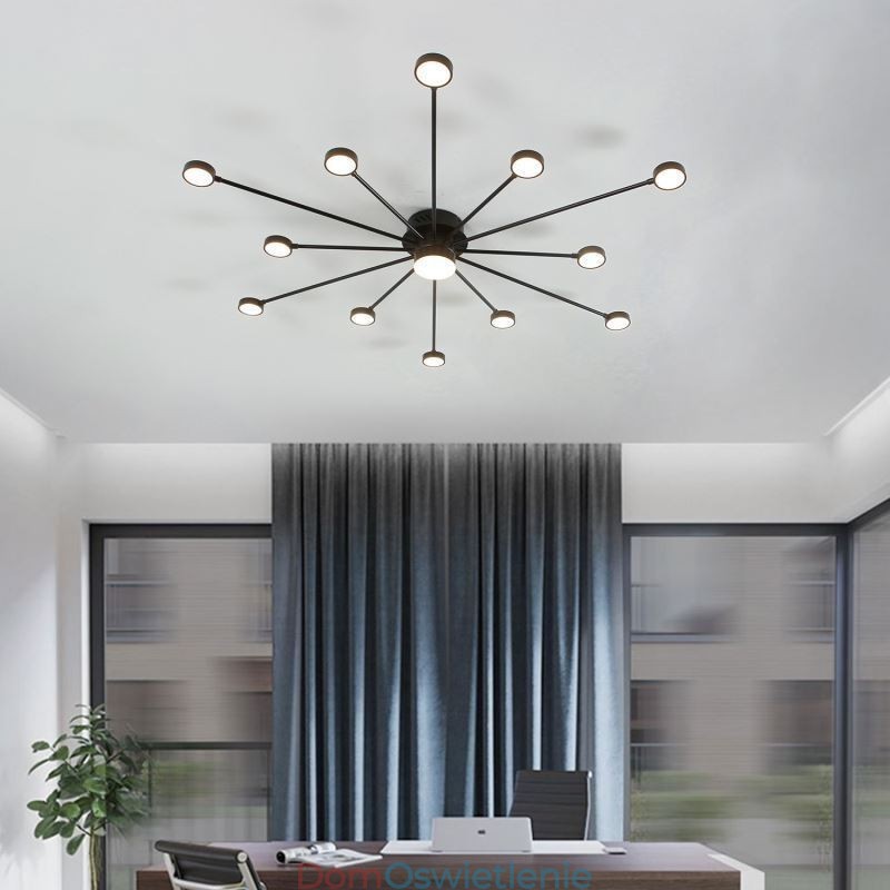 Nowoczesna minimalistyczna lampa sufitowa z akrylowym abażurem
