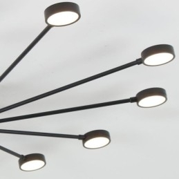 Nowoczesna minimalistyczna lampa sufitowa z akrylowym abażurem