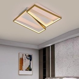 Minimalistyczna lampa sufitowa w kształcie trapezu z mozaiką